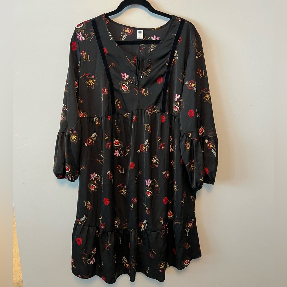 Black Floral Fancy dress
